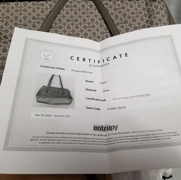 Coach - Used - Excellent Condition - Light Grey Shoulder bag - Picture 10 of 11